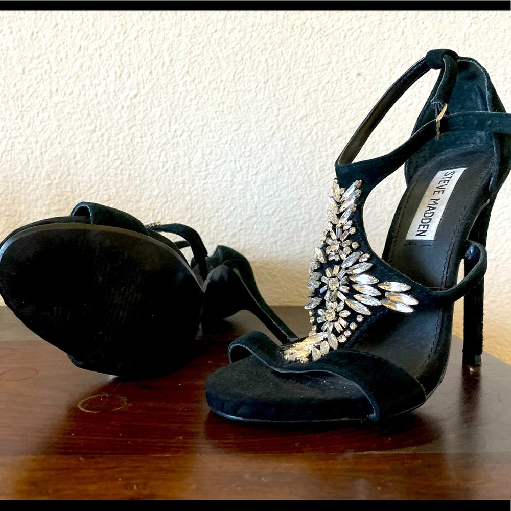 Steve Madden rhinestone heels